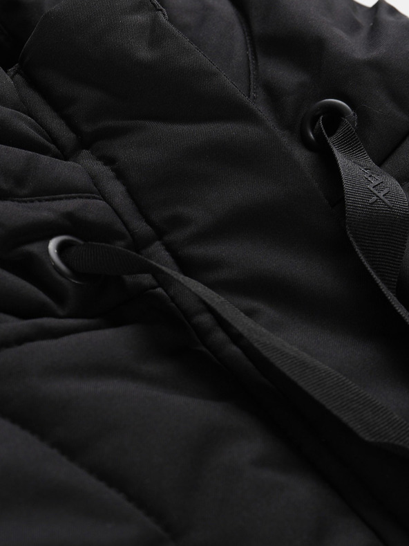 NAX Čierny dámsky zimný kabát NAX KAWERA