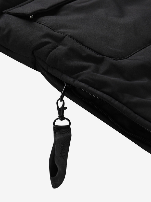 NAX Čierny dámsky zimný kabát NAX KAWERA