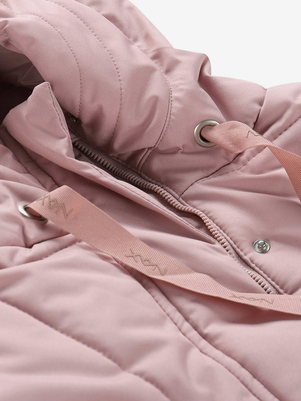 NAX Ružový dámsky zimný kabát NAX KAWERA