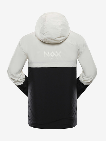 NAX Krémovo-čierna pánska bunda NAX ZALEW