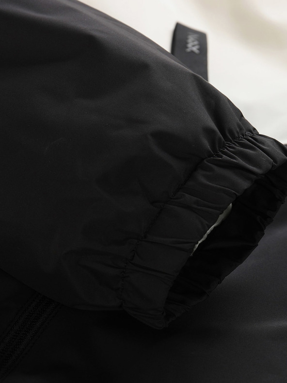 NAX Krémovo-čierna pánska bunda NAX ZALEW