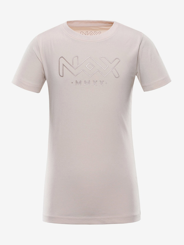 NAX Detské tričko nax NAX UKESO neutrálne / zemité