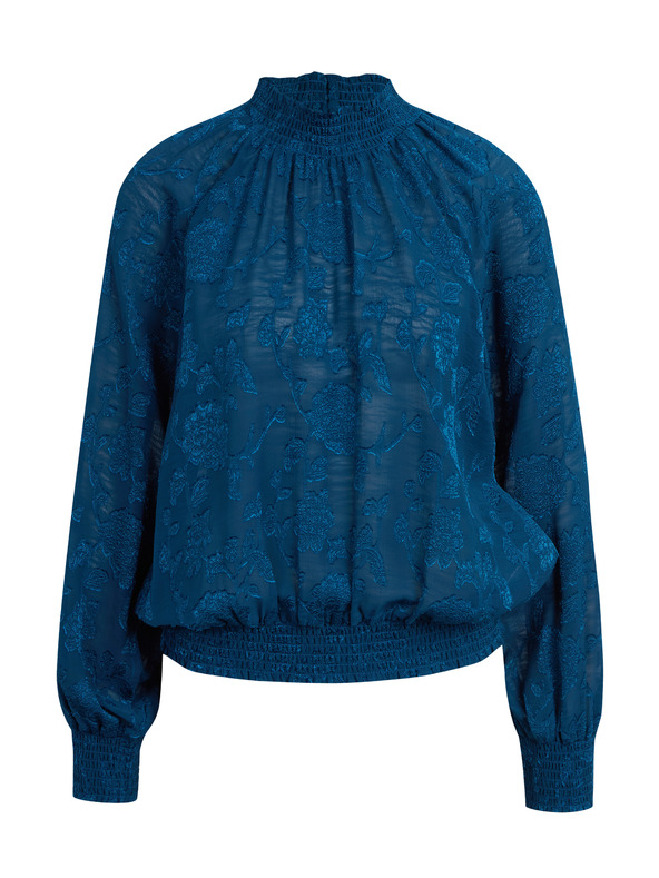 Orsay Modrá dámska vzorovaná blúzka ORSAY