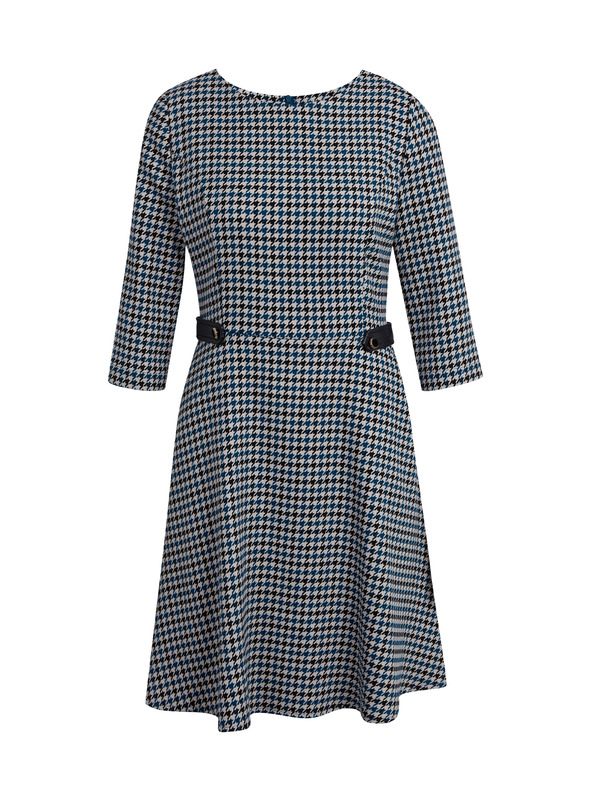 Orsay Modré dámske vzorované šaty ORSAY