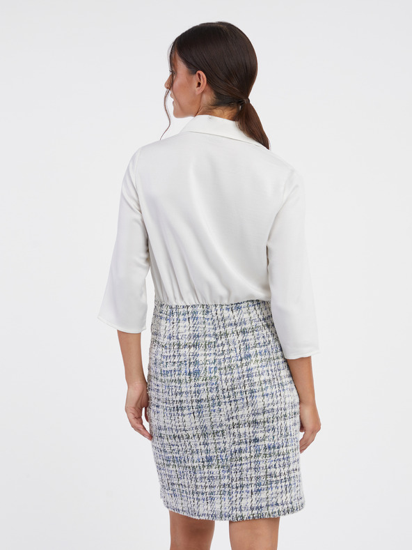 Orsay Modro-biele dámske šaty ORSAY