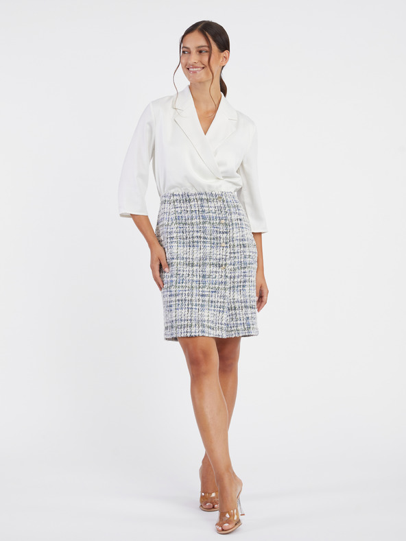 Orsay Modro-biele dámske šaty ORSAY