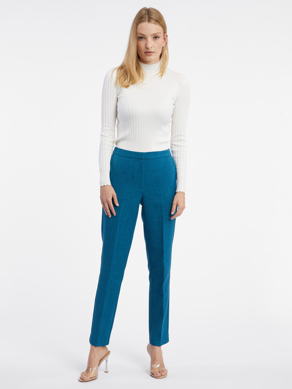 Orsay Modré dámske nohavice ORSAY