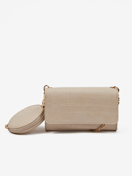 Orsay Béžová dámska crossbody kabelka s krokodílím vzorom ORSAY