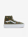 Vans VANS SK8-Hi Tapered Stackform členkové tenisky pre ženy zelená a hnedá