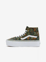 Vans VANS SK8-Hi Tapered Stackform členkové tenisky pre ženy zelená a hnedá