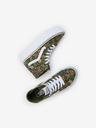 Vans VANS SK8-Hi Tapered Stackform členkové tenisky pre ženy zelená a hnedá