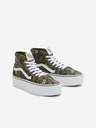 Vans VANS SK8-Hi Tapered Stackform členkové tenisky pre ženy zelená a hnedá