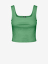 Pieces Zelené dámske tielko Basic Tank Top Pieces Nukisa