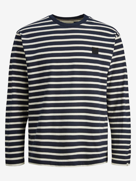 Jack & Jones Tmavomodrá pánska pruhovaná košeľa Jack & Jones Badge