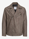 Jack & Jones Hnedá pánska semišová bunda Jack & Jones Rocky