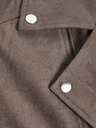Jack & Jones Hnedá pánska semišová bunda Jack & Jones Rocky