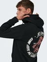 ONLY & SONS Čierna pánska mikina ONLY & SONS Bryce