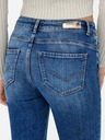 ONLY Modré dámske slim fit džínsy ONLY Eva