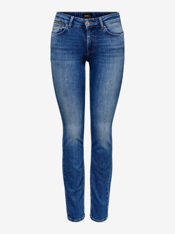 ONLY Modré dámske slim fit džínsy ONLY Eva
