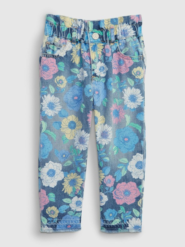 GAP Baby džínsy mom floral GAP