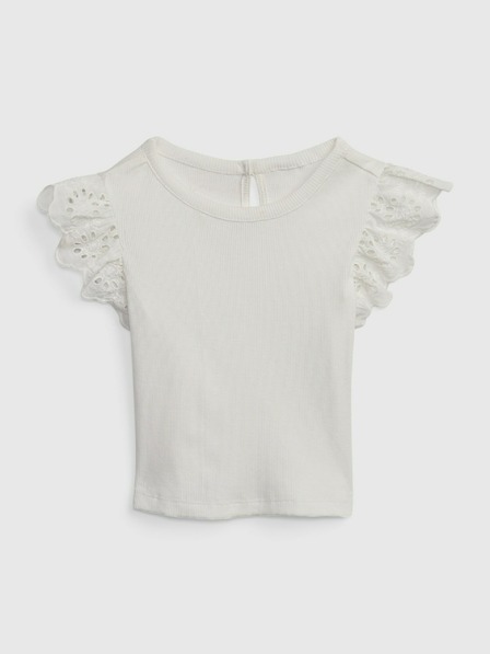 GAP Baby tričko s volánmi GAP