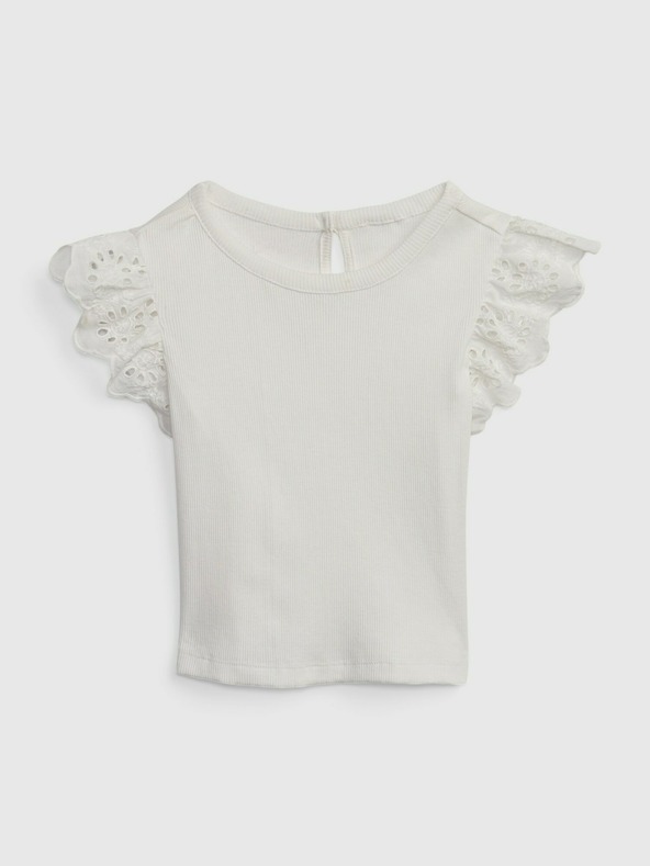 GAP Baby tričko s volánmi GAP
