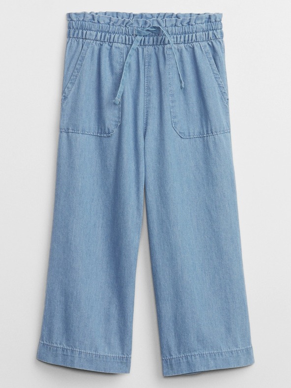 GAP Baby široké chambray nohavice GAP