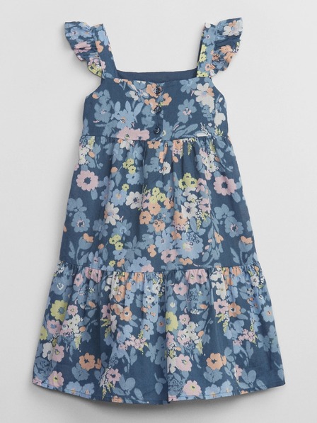 GAP Baby kvetované midi šaty GAP