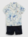 GAP Baby ľanová košeľa a kraťasy GAP