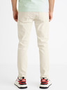 Celio Krémové pánske slim fit džínsy Celio C25 Dolasi