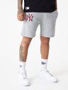 New Era Šedé pánske šortky New Era League essentials NEYYAN