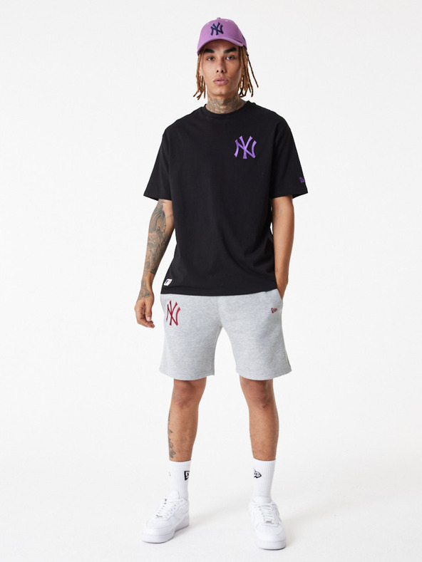 New Era Šedé pánske šortky New Era League essentials NEYYAN