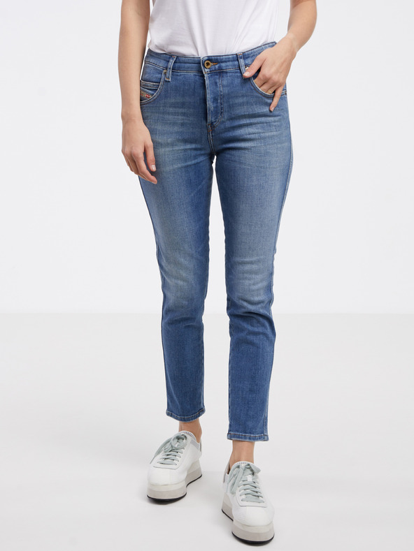 Diesel Diesel Babhila Modré dámske džínsy slim fit strihu L