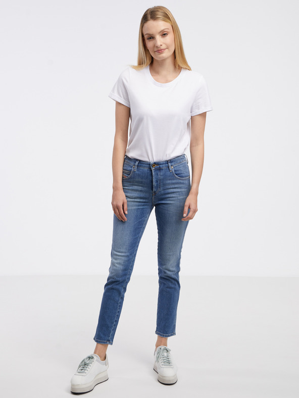 Diesel Diesel Babhila Modré dámske džínsy slim fit strihu L