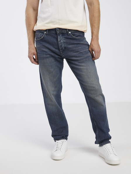 ONLY & SONS Tmavomodré pánske slim fit džínsy ONLY & SONS Avi