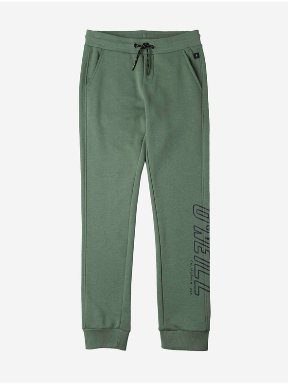 O'Neill Zelené chlapčenské tepláky s nohavicami O'Neill All Year Jogger