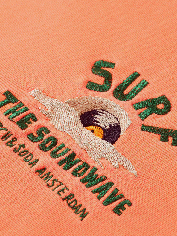 Scotch & Soda Oranžová dámska mikina Scotch & Soda