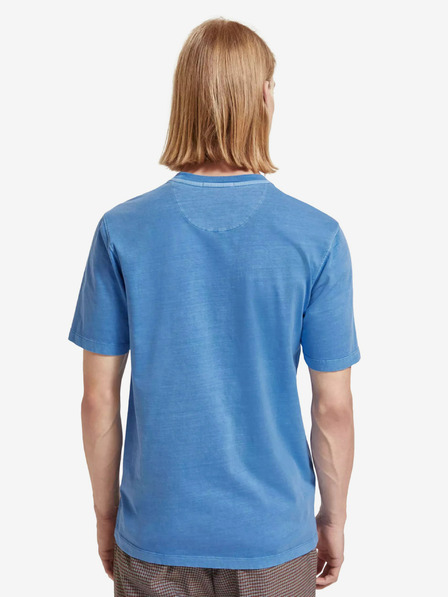 Scotch & Soda Modré pánske tričko Scotch & Soda