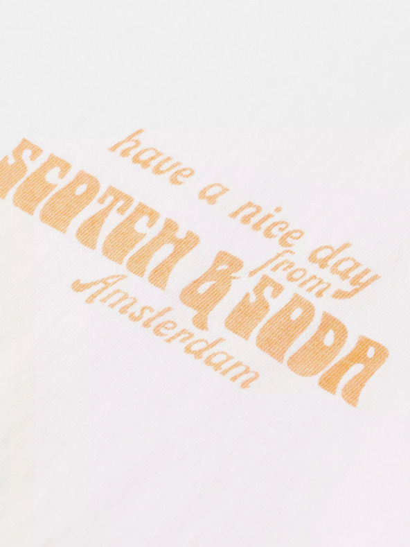 Scotch & Soda Biela pánska košeľa Scotch & Soda