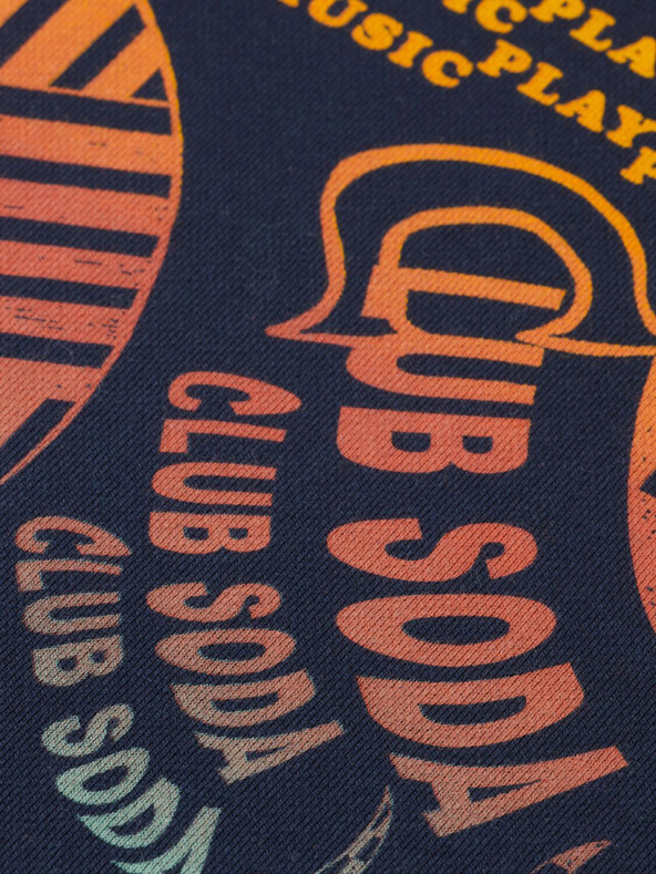 Scotch & Soda Modrá pánska mikina Scotch & Soda