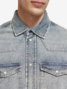 Scotch & Soda Svetlomodrá pánska džínsová košeľa Scotch & Soda