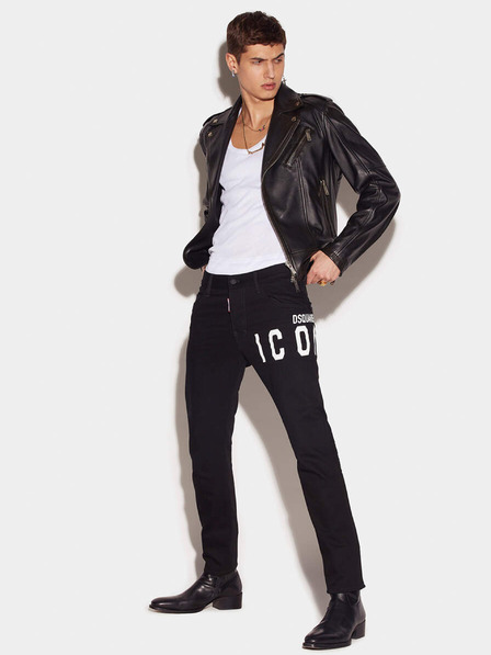 DSQUARED2 Čierne pánske nohavice DSQUARED2