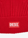 Diesel Červená unisex vlnená čiapka Diesel
