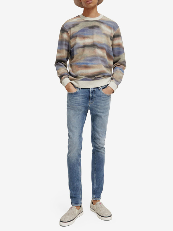 Scotch & Soda Modré dámske džínsy slim fit Scotch & Soda