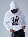 DSQUARED2 Biela pánska mikina s kapucňou DSQUARED2