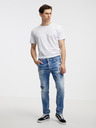 DSQUARED2 Modré pánske straight fit džínsy DSQUARED2