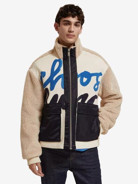 Scotch & Soda Béžová pánska ľahká bunda Scotch & Soda