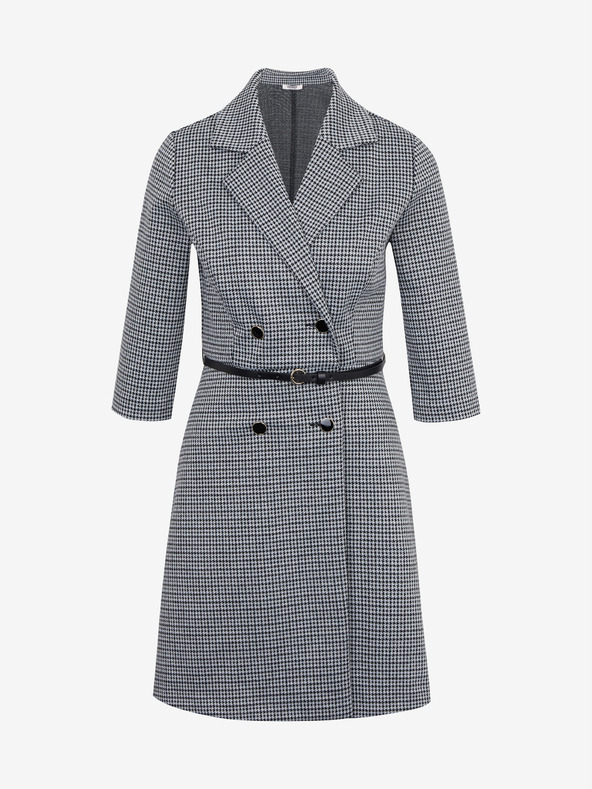 Orsay Bielo-čierne dámske vzorované šaty ORSAY