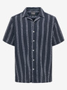 ONLY & SONS Tmavomodrá pánska pruhovaná košeľa ONLY & SONS Trev