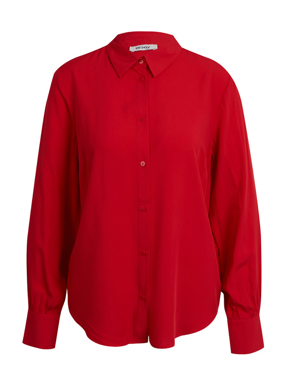 Orsay Tmavoružová dámska blúzka ORSAY